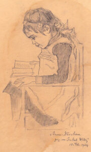 4 Anne-Dörchen, gez. von Onkel Willy, 10. Februar 1924